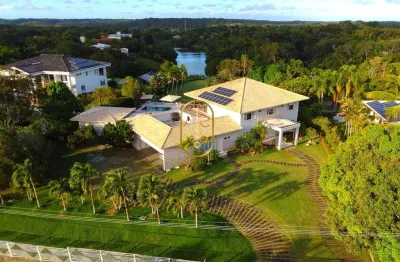 Casa em condomínio para venda em lauro de freitas, portão, 6 dormitórios, 6 suítes, 8 banheiros, 3 vagas