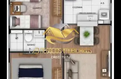 Apartamento com 2 quartos à venda na Serraria, São José 