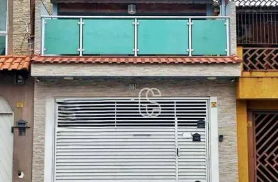 Sobrado com 3 dormitórios à venda, 128 m² por r$ 748.000,00 - parque do carmo - são paulo/sp