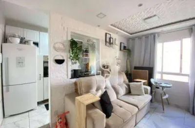 Apartamento com 2 dormitórios à venda, 45 m² por r$ 315.000 - ponte grande - guarulhos/sp ( condomínio único)