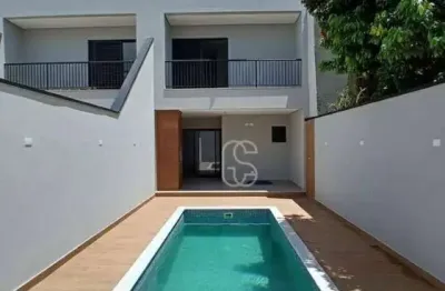 Sobrado com piscina, novo 3 suítes closet 3 vagas à venda, 170 m² por r$ 1.500.000,00 - vila rosália - guarulhos/sp
