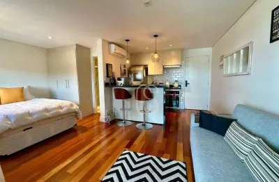 Studio com 1 dormitório, 38 m² - venda por r$ 490.000 ou aluguel por r$ 4.700/mês - jardim flor da montanha - guarulhos/sp (condomínio cidade maia)