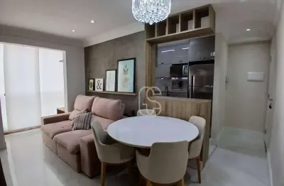 Apartamento com 2 dormitórios 1 suíte 2 vagas para alugar, 58 m² por r$ 4.308/mês - jardim flor da montanha - guarulhos/sp