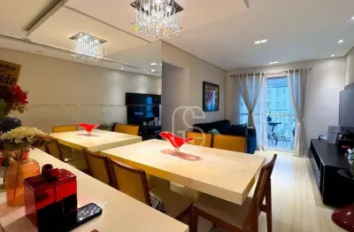 Apartamento com 3 dormitórios à venda Semi Mobiliado, 75 m² por R$ 715.000 - Vila Augusta - Guarulhos/SP