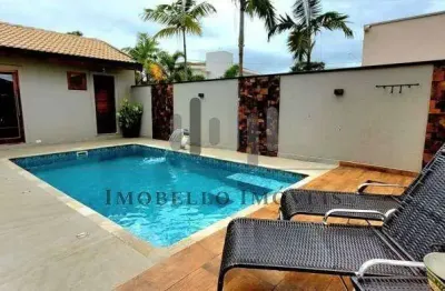 Casa à venda em paulínia, parque brasil 500, com 4 suítes, com 408 m², villa lobos - paulínia