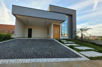 Casa à venda em indaiatuba, residencial milano, com 3 suítes, com 186 m²