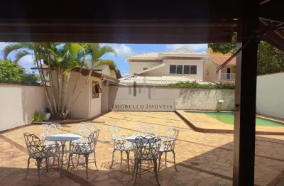 Casa à venda em campinas, condomínio estância paraíso, com 4 suítes, com 490 m², estância paraíso