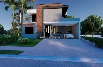 Casa à venda em paulínia, parque brasil 500, com 4 suítes, com 311.56 m²