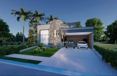 Casa à venda em paulínia, parque brasil 500, com 3 suítes, com 220.41 m²