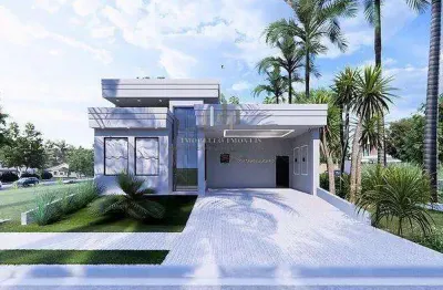 Casa à venda em paulínia, parque brasil 500, com 3 suítes, com 202.46 m²