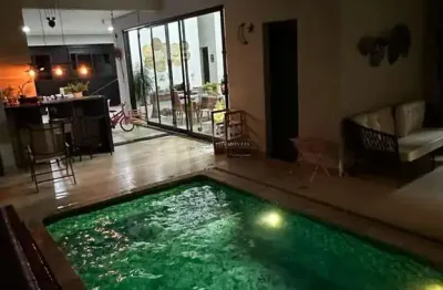Casa à venda em paulínia, condominio terras do cancioneiro betel, com 3 suítes, com 215 m²