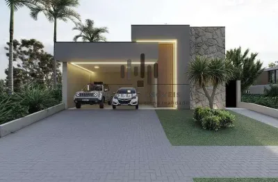 Casa à venda em paulínia, parque brasil 500, com 4 suítes, com 229.36 m²