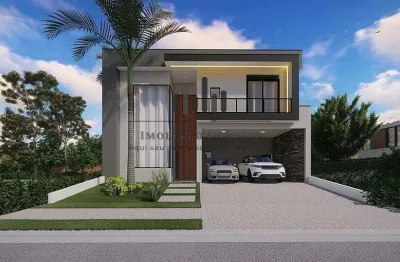 Casa à venda em paulínia, parque brasil 500, com 4 suítes, com 317.72 m²