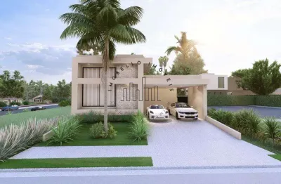 Casa à venda em paulínia, parque brasil 500, com 3 suítes, com 219 m²