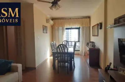 Apartamento com 2 dormitórios1 wc social 1 dorm. e 1 wc empregada, lazer ,elevador , vaga suf à venda, 82 m² por r$ 550.000 - campo grande - santos/sp