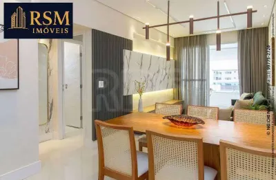 Apartamento com 2 dormitórios à venda, 84 m² - ponta da praia - santos/sp