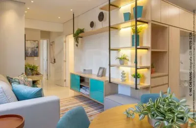 Apartamento com 1 dormitório à venda, 44 m² - ponta da praia - santos/sp