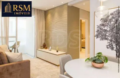 Apartamento com 2 dormitórios à venda, 76 m² - ponta da praia - santos/sp