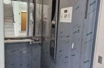 Apartamento com 1 dormitório com elevador à venda, 31 m² por r$ 270.000 - estuário - santos/sp