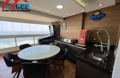 Apartamento maravilhoso com vista mar à venda na aviação em praia grande