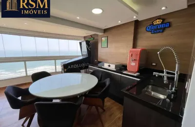 Apartamento maravilhoso com vista mar à venda na aviação em praia grande