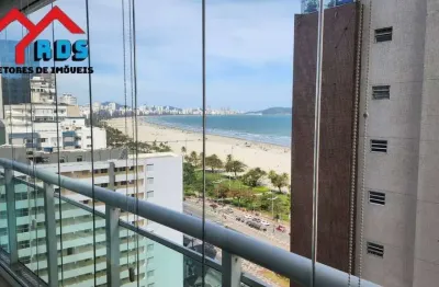 Apartamento 2 suítes, vista mar lazer completo  na cobertura santos -sp