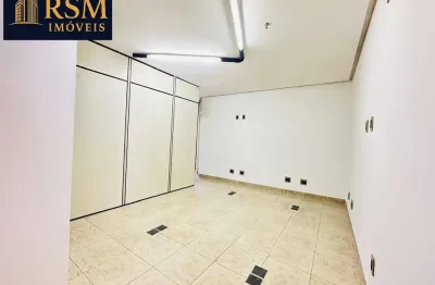 Sala comercial com 3 salas para alugar na Vila Nova, Santos 