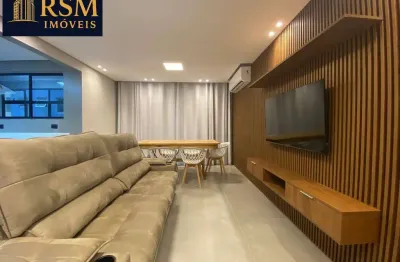 Apartamento mobiliado com 3 suítes na ponta da praia em santos / sp