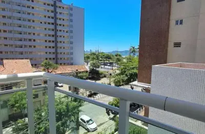 Apartamento na praia do jose menino com 2 suítes e lazer no condomínio