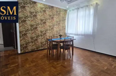 Apartamento decorado para Locação - 2 Dormitórios - Vila Matias, Santos -SP