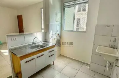 Apartamento com 2 dormitórios à venda, 45 m² por r$ 180.000,00 - jardim das bandeiras - taubaté/sp