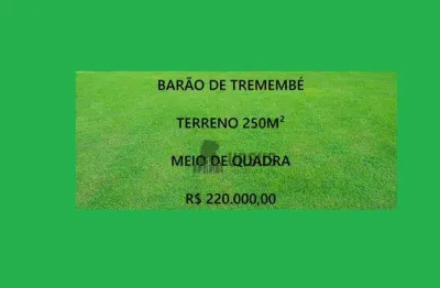 Terreno a venda condomínio residencial barão de tremembé, r$ 220.000,00