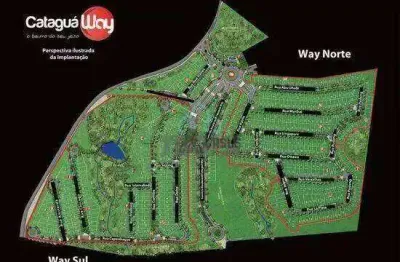 Terreno à venda, 275 m² por R$ 170.000,00 - Condomínio Cataguá Way Norte - Taubaté/SP