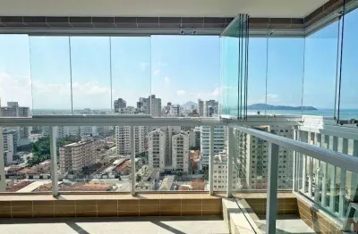 Apartamento com  91,97 m² - aviação - praia grande sp