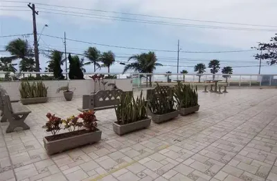 Apartamento lado praia, 01 dormitório, semi mobiliado, maracanã