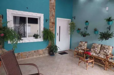 Sobrado com 3 dorms, maracanã, praia grande - r$ 450 mil, cod: ca738