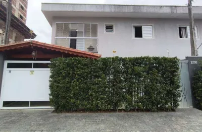 Sobrado com 3 quartos, guilhermina, praia grande - r$ 870 mil, cod: ca1344