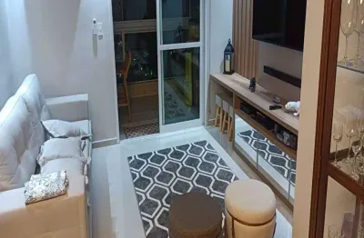 Apartamento 02 dormitórios, lado praia, em praia grande, vila caiçara.