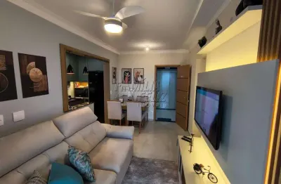 Apartamento para venda em praia grande, vila caiçara, 02 dormitórios, sendo 01 suíte.