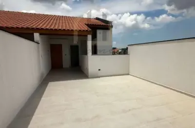 Cobertura em prédio baixo com elevador à venda com 106 metros 2 dormitórios sendo 1 suíte. vila curuça. santo andré.