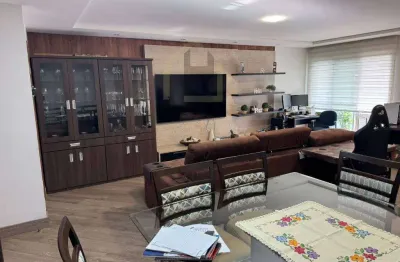 Apartamento de luxo no coração de são caetano do sul-sp: 3 quartos, 3 suítes, 3 salas, 5 banheiros, 4 vagas de garagem, 155m².