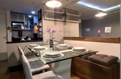 Apartamento à venda em são bernardo do campo-sp, bairro taboão: 2 quartos, 1 banheiro, 1 vaga de garagem, 47m² de área.