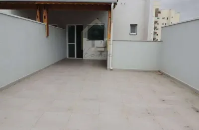 Cobertura à venda em vila camilópolis, santo andré-sp: 2 quartos, 1 suíte, 2 banheiros, 1 vaga de garagem!