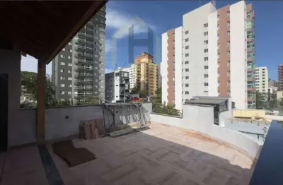 Cobertura de 2 quartos e 2 suítes na vila bastos, santo andré-sp. 121m², 2 salas, 4 banheiros, 2 vagas. aproveite!