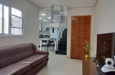 Impecável cobertura à venda em santo andré-sp - bairro campestre - 2 quartos, 1 suíte, 2 vagas - 110m².