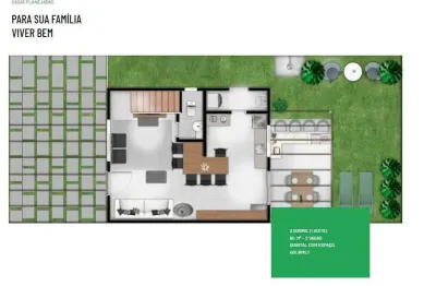 Casa com 3 dormitórios à venda, 90 m² por r$ 413.500,00 - condomínio jardins do parque amendoeiras - taubaté/sp