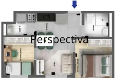 Apartamento com 2 quartos à venda, 37 m² por r$ 270.000 - vila cruzeiro - são paulo/sp - empreendimento bragança