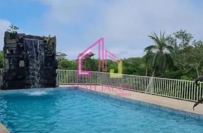 Casa à venda, no bom clima , chapada dos guimarães-mt, 6 suítes e piscina em cascata