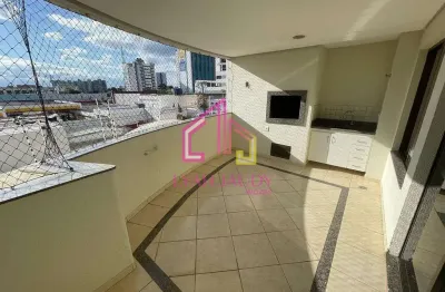 Apartamento para locação no bosque da saúde - cuiabá - mt, edifício caravelas, 1 suíte + 2/4, 2 vag