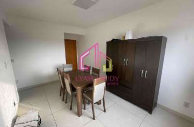 Apartamento para locação, jardim guanabara, cuiabá, mt, condomínio vila verde, semimobiliado, 2º an